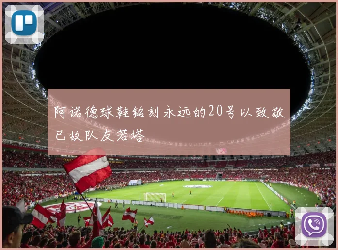 阿诺德球鞋铭刻永远的20号以致敬已故队友若塔